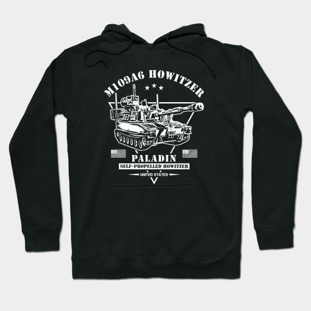 M109A6 "Paladin" Self-Propelled Howitzer Hoodie by Military Style Designs